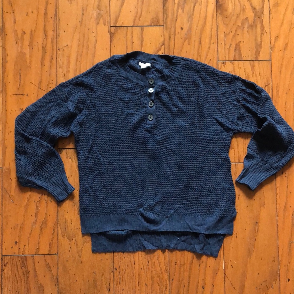 Light weight, dark blue, American Eagle XS waffle knit, soft sweater